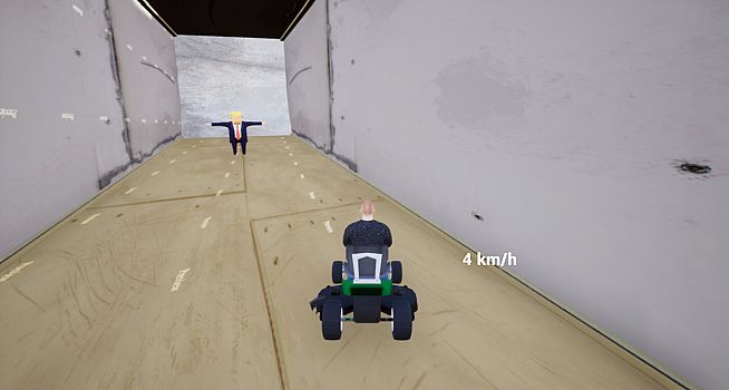 Lawnmower Game: Find Trump