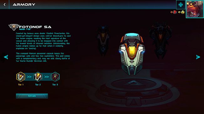 Awesomenauts Droppod - Hellion T-50