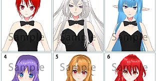 RPG Maker 3D Character Converter - Gee-kun-soft character 08 bunny girl