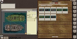 Fantasy Grounds - Black Scrolls Pirate and Ghost Ship (Map Tile Pack)
