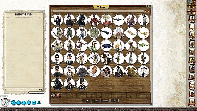 Fantasy Grounds - Stone and a Hard Place Figure Flats (Token Pack)