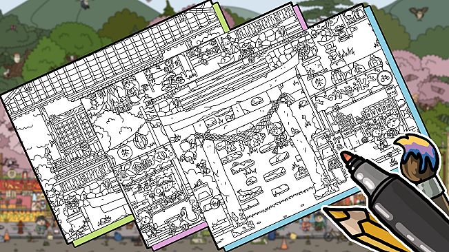 FIND ALL 7: Japan - Coloring Book