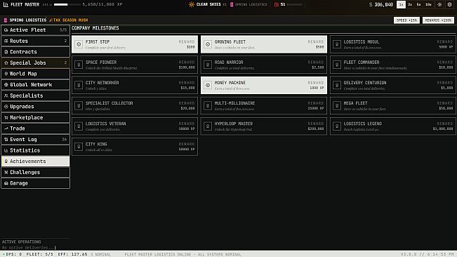 Fleet Manager: Logistics Simulator
