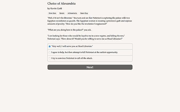 Choice of Alexandria