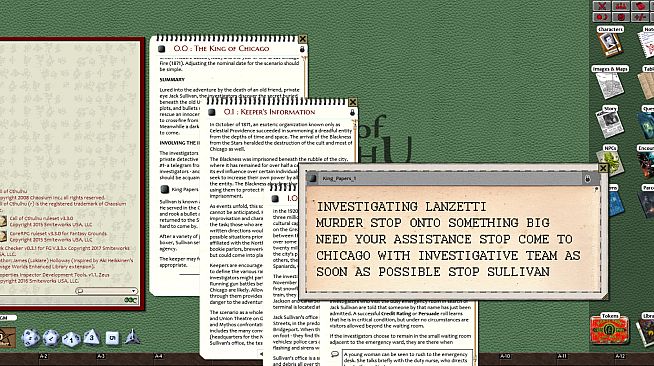 Fantasy Grounds - King of Chicago (Call of Cthulhu)