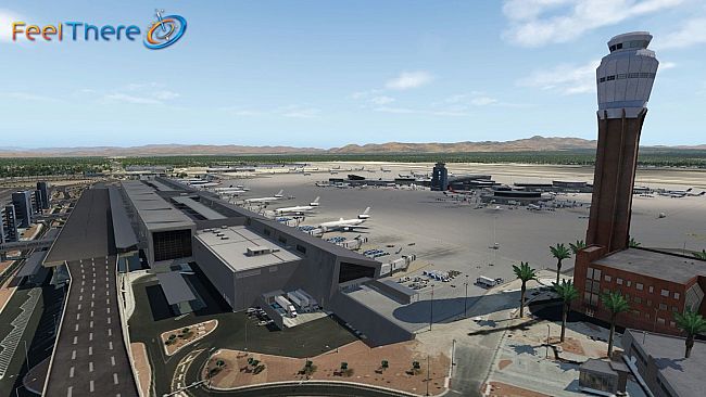 X-Plane 11 - Add-on: FeelThere - KLAS - Las Vegas International Airport