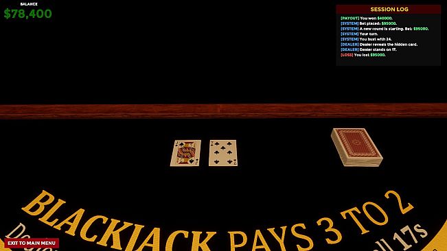 Blackjack Simulator 2027