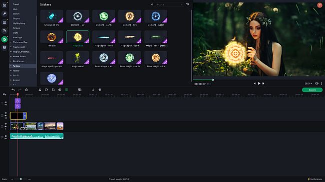 Movavi Slideshow Maker 8 Effects - Cinematic Set