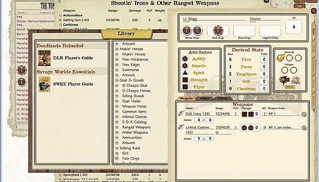 Fantasy Grounds - Deadlands Reloaded: Player's Handbook
