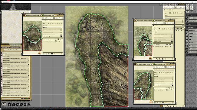 Fantasy Grounds - Pathfinder RPG - Map Pack: Perilous paths