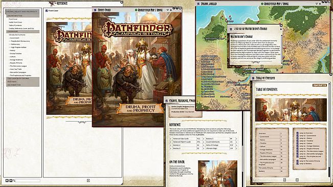 Fantasy Grounds - Pathfinder RPG - Campaign Setting: Druma, Profit and Prophecy