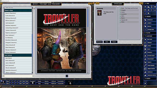 Fantasy Grounds - Traveller - The Deep And The Dark