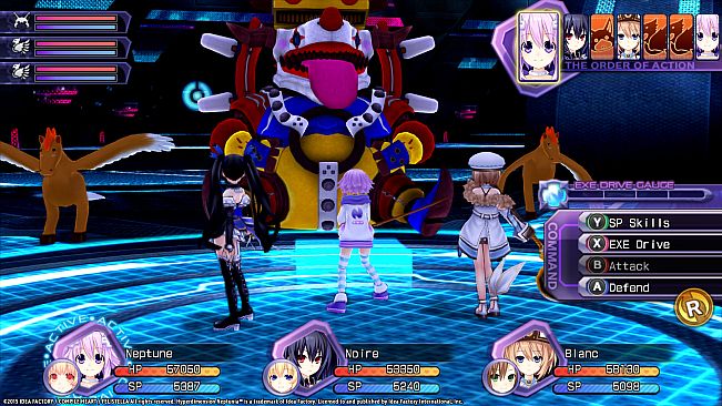 Hyperdimension Neptunia Re;Birth1 Survival Mode