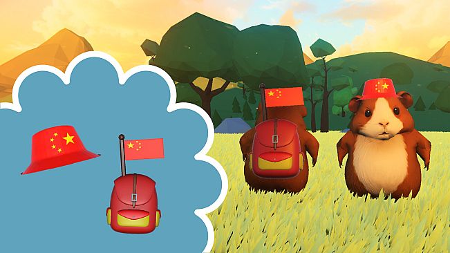 Guinea Pig Runaway Together - World Nations Cosmetic Pack