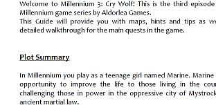 Official Guide - Millennium 3
