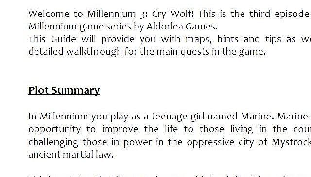 Official Guide - Millennium 3