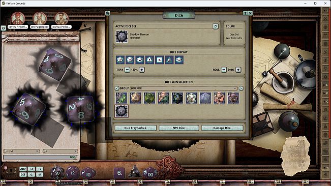 Fantasy Grounds - Horror Dice Pack