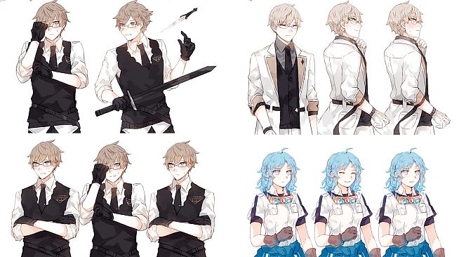Magical Otoge Iris Development Art Book