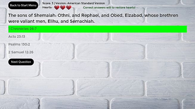 Bible Verse Challenge