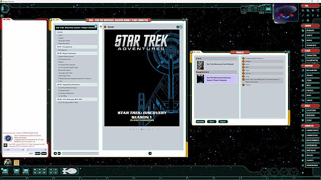 Fantasy Grounds - Star Trek Adventures: Discovery Season 1 Player Characters