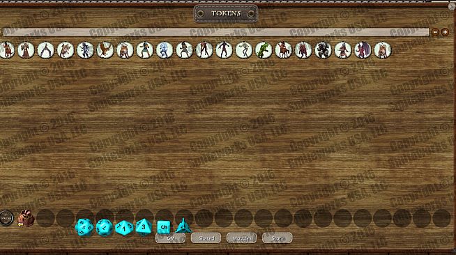 Fantasy Grounds - New Gods of Mankind - Anointed: Token Pack - Beasts of Naalrinnon Pack