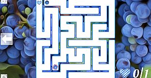 Maze Art: Blue