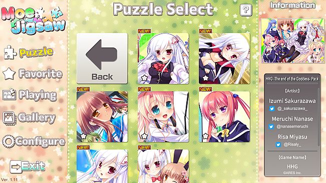 Moe Jigsaw - HHG -The end of the Goddess- Pack