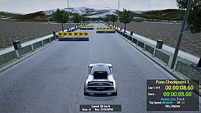 1980s & 90s Style - Retro Track Car Racer