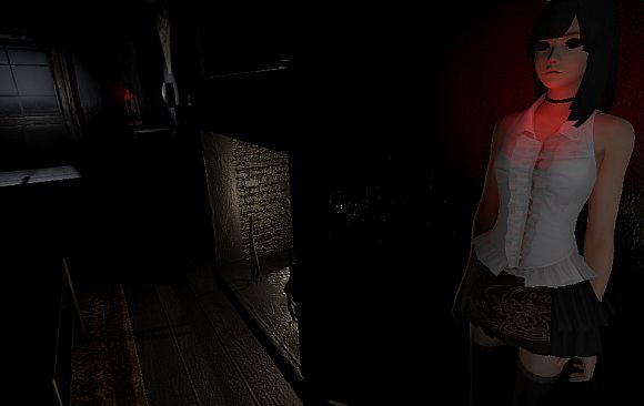 VR Girls’ Room in Darkness