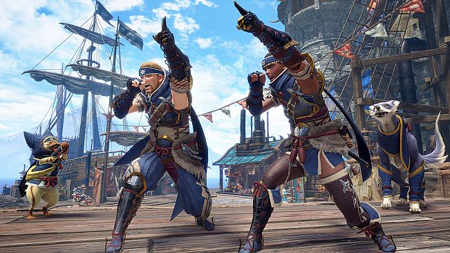 Monster Hunter Rise - "For the Fans" gesture set