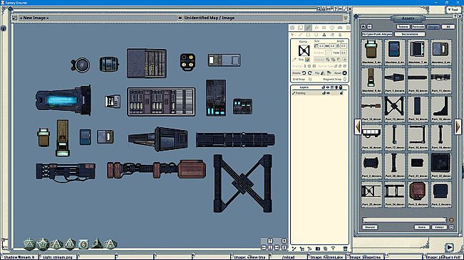 Fantasy Grounds - FG Cyberpunk Alleyways 2 Map Pack