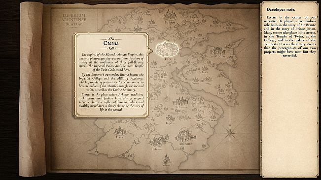 The Life and Suffering of Prince Jerian — Digital World Map