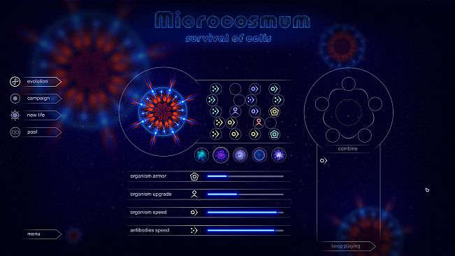 Microcosmum: survival of cells - Campaign  "New life"