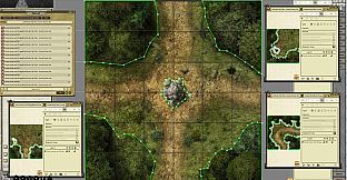 Fantasy Grounds - Pathfinder RPG - Flip-Tiles - Forest Starter Set