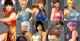DOA5LR Alluring Mandarin Dress Set