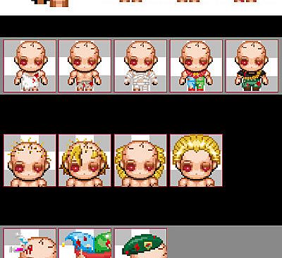 RPG Maker MZ - Zombie walk graphic material 01