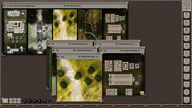 Fantasy Grounds - Rise of the Drow Map Pack (Map Pack)