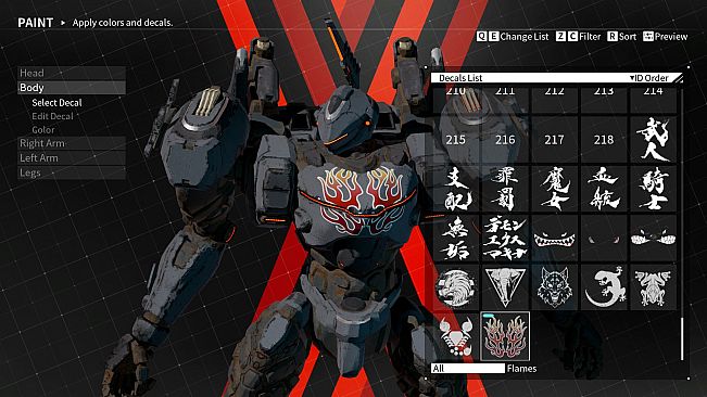 DAEMON X MACHINA - Arsenal Decals Bundle