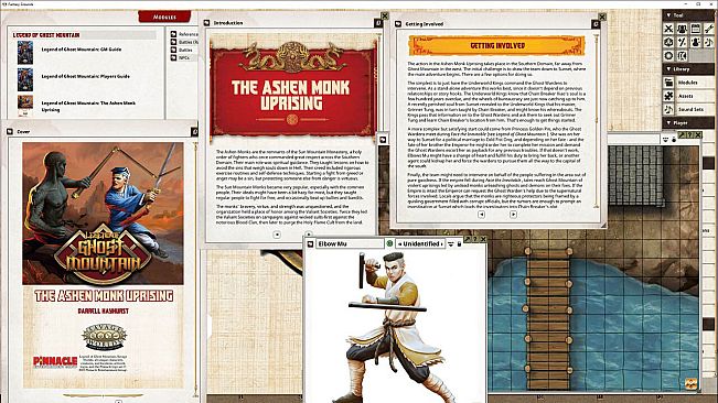 Fantasy Grounds - The Ashen Monk Uprising