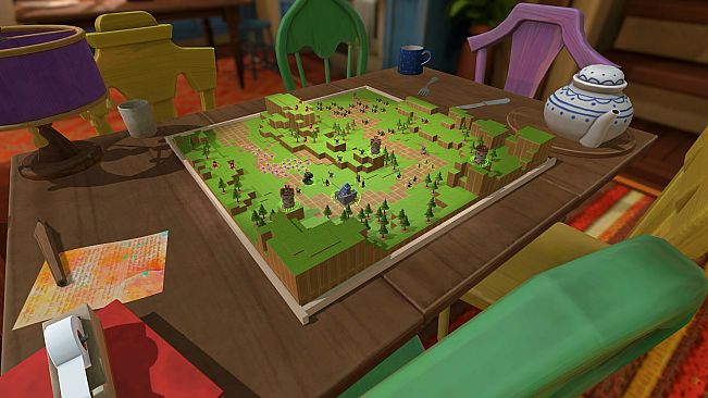 Table Tactics: physics-driven tabletop battles