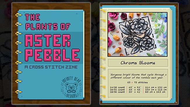 Aster Pebble and the Case of Bad Bureaucracy - Cross Stitch Zine