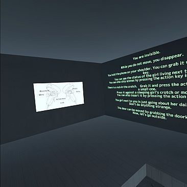 Invisible Man VR In Eleanor's room