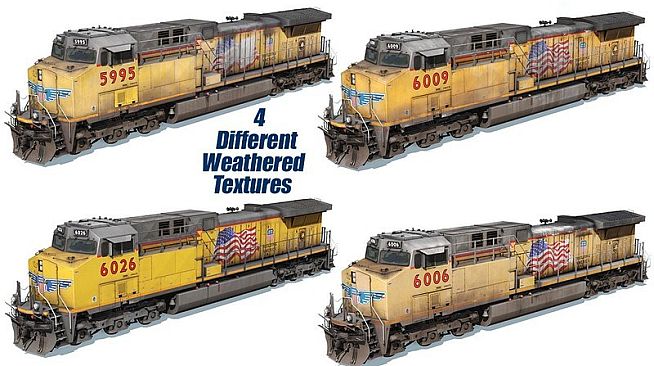 Trainz Plus DLC - UP AC4400CW #5982-6081