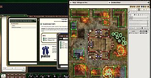 Fantasy Grounds - Pathfinder RPG - Pathfinder Flip-Mat: Village Assault