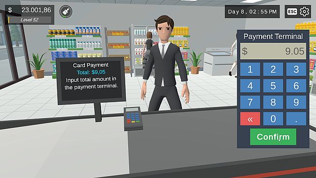 Supermarket Life Simulator