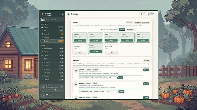 idle.am - lofi idle mmo
