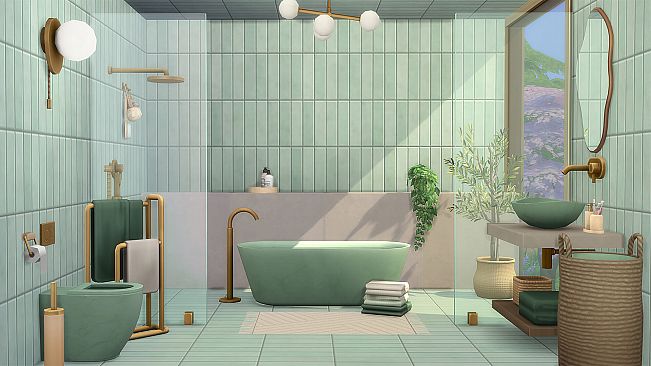 The Sims 4 Sleek Bathroom Kit