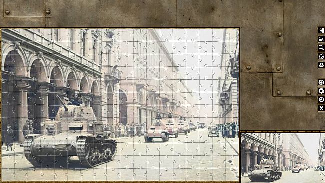 Pixel Puzzles WW2 Jigsaw - Pack: Italian Tanks