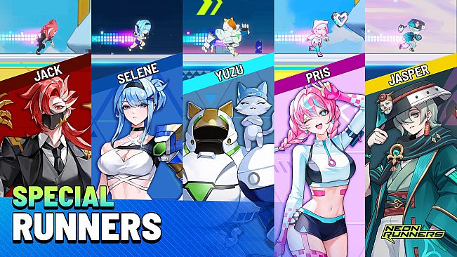 Neon Runners: Craft & Dash