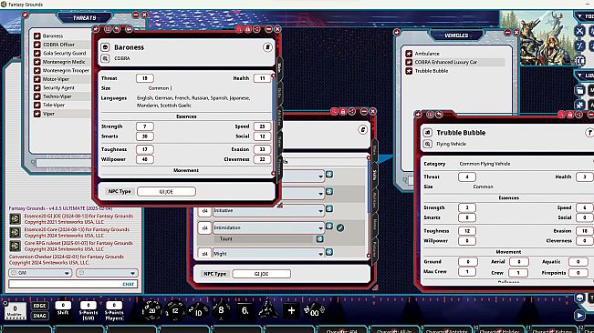 Fantasy Grounds - G.I. JOE Roleplaying Game Welcome to the Treacherous Coils of Cobra